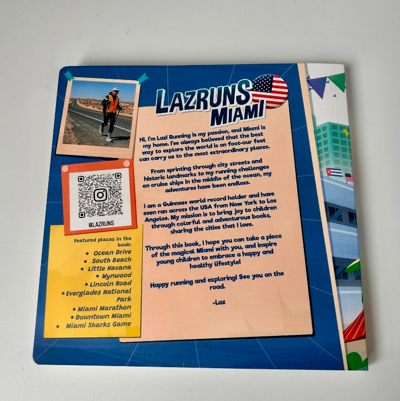 LazRuns Miami - Board Book