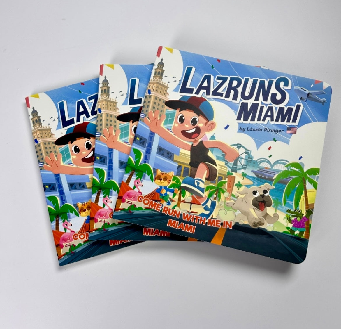 LazRuns Miami - Board Book
